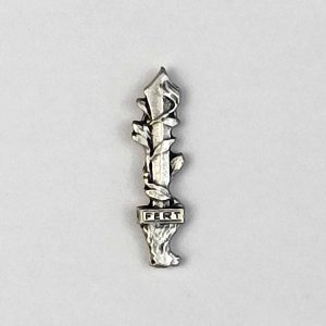 Pin gladio con motto “FERT” degli Arditi italiani in metallo steel